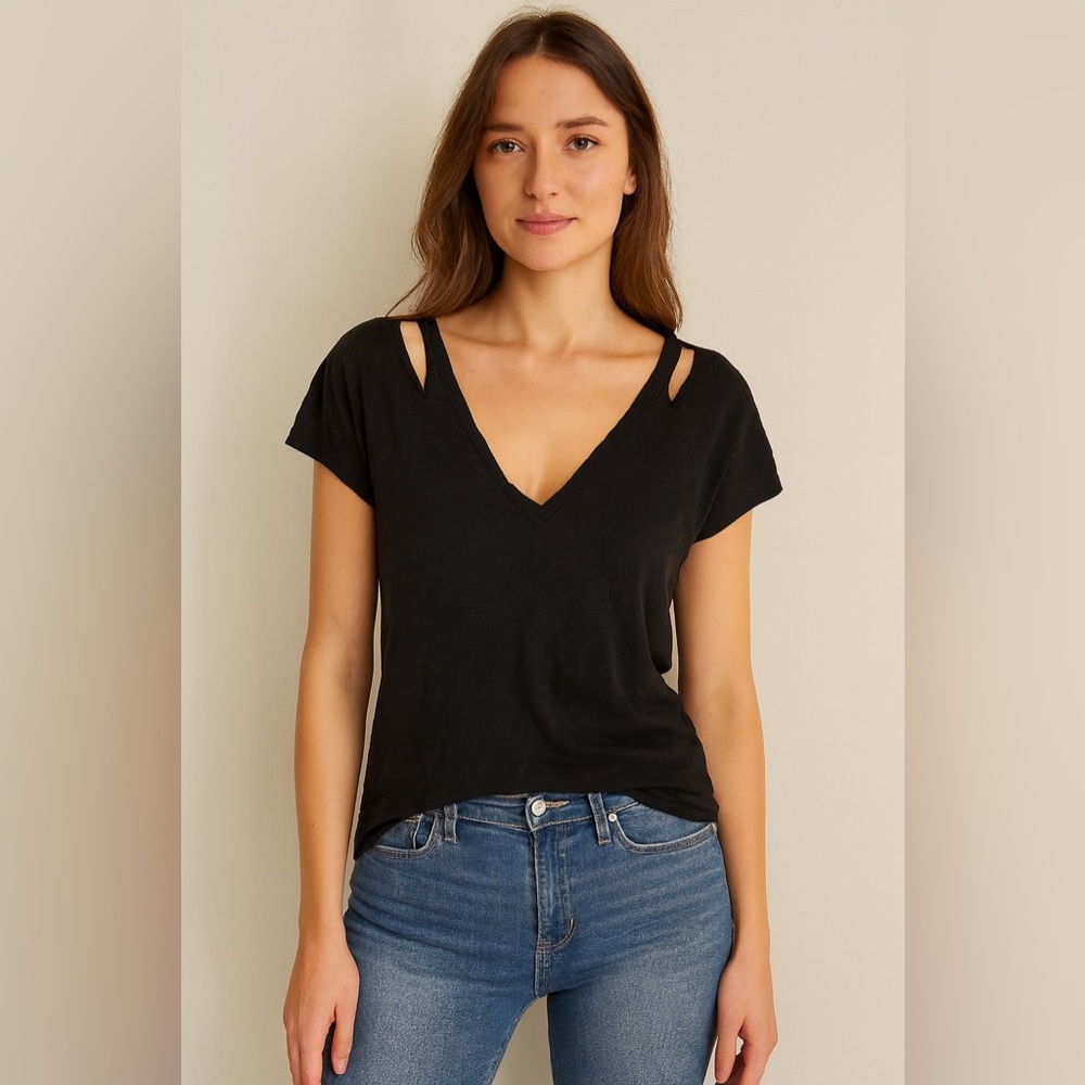 Express Tee XS Black NWOT